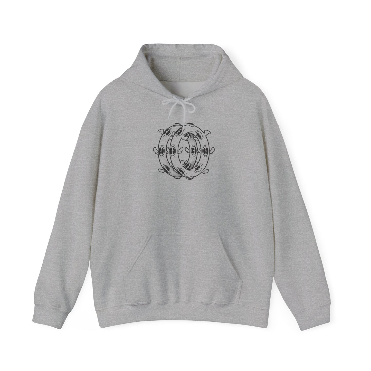Minimalist Orbit Hoodie — Biblically Accurate Angel Hoodie