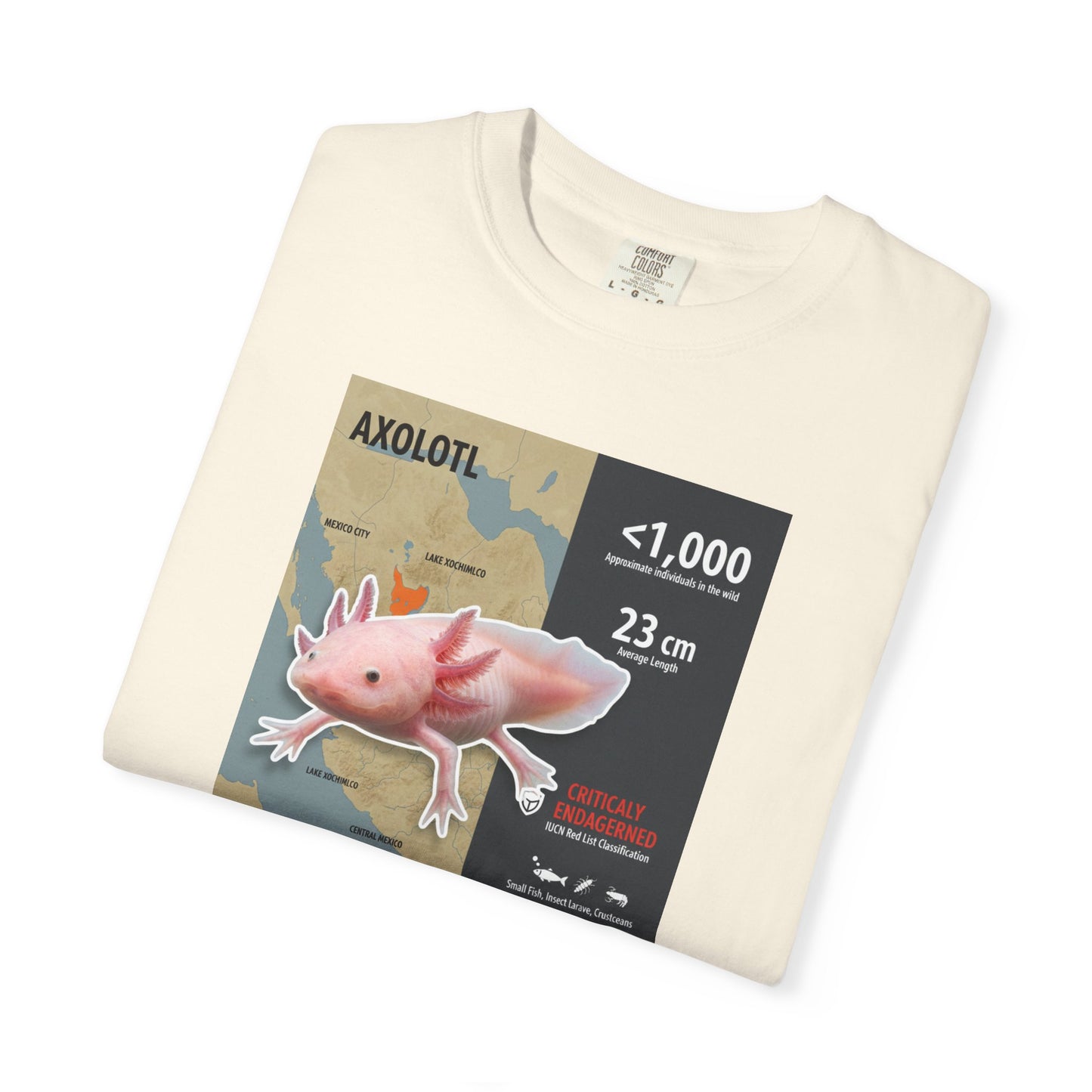 Kawaii King: Smiling Axolotl T-Shirt (Pink & Precious)