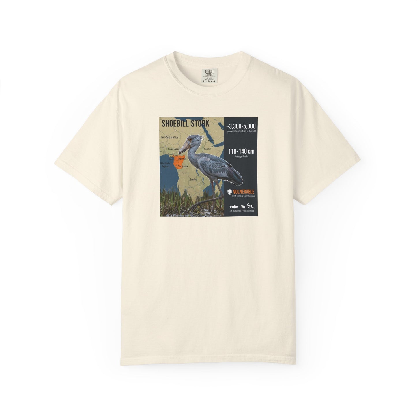 Gothic Gaze: Shoebill Stork 'Knows Your Secrets' T-Shirt