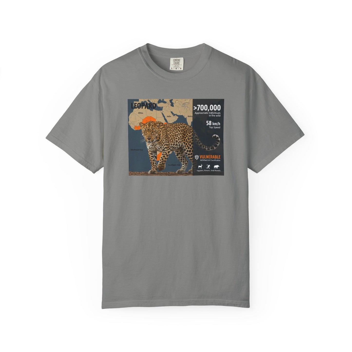 Fierce & Gold: Regal Leopard Maximalist T-Shirt
