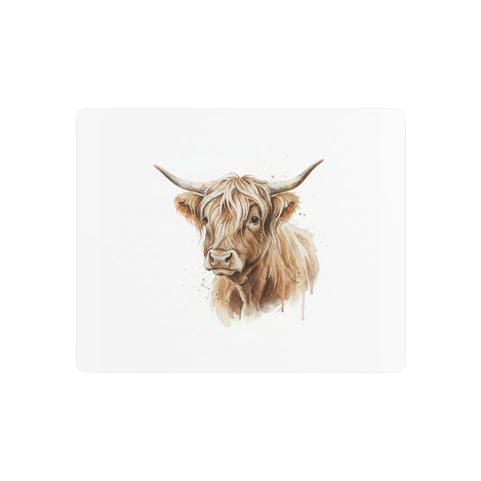 Highland Cow Metal Art Sign — Rustic Farmhouse Wall Decor